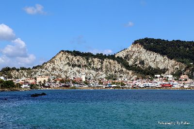 Statiunea Argassi, litoral Grecia, Insula Zakynthos