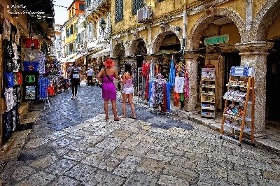 Insula Corfu, zona turistica in Grecia