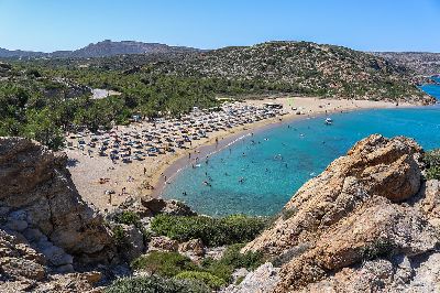 Plaja Vai, Insula Creta